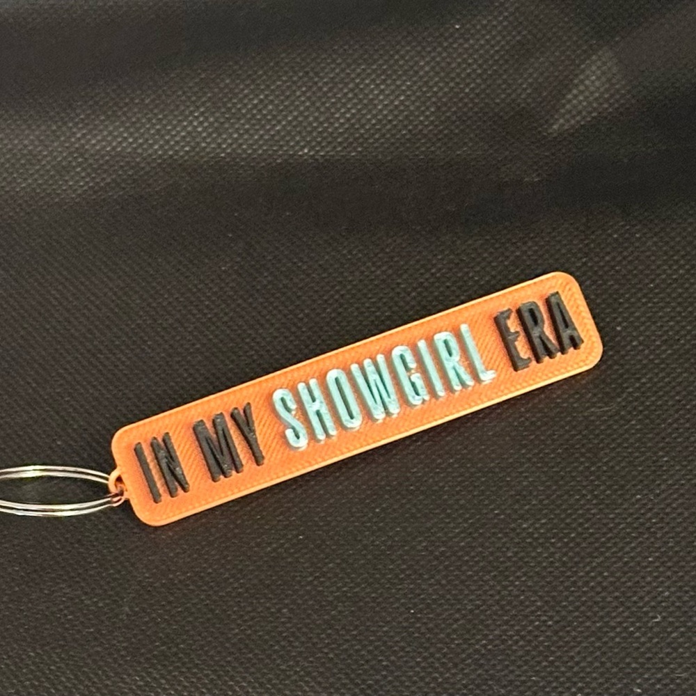 IN MY SHOWGIRL ERA KEYCHAIN